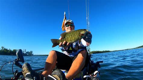 mn kayak bass fishing|Angling for bass from souped.